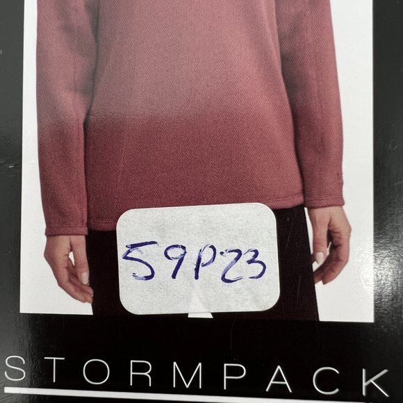 Storm Pack Women's Cozy Fleece Quarter Zip Pullover Sweater Rose Pink Small NWT - Picture 4 of 7